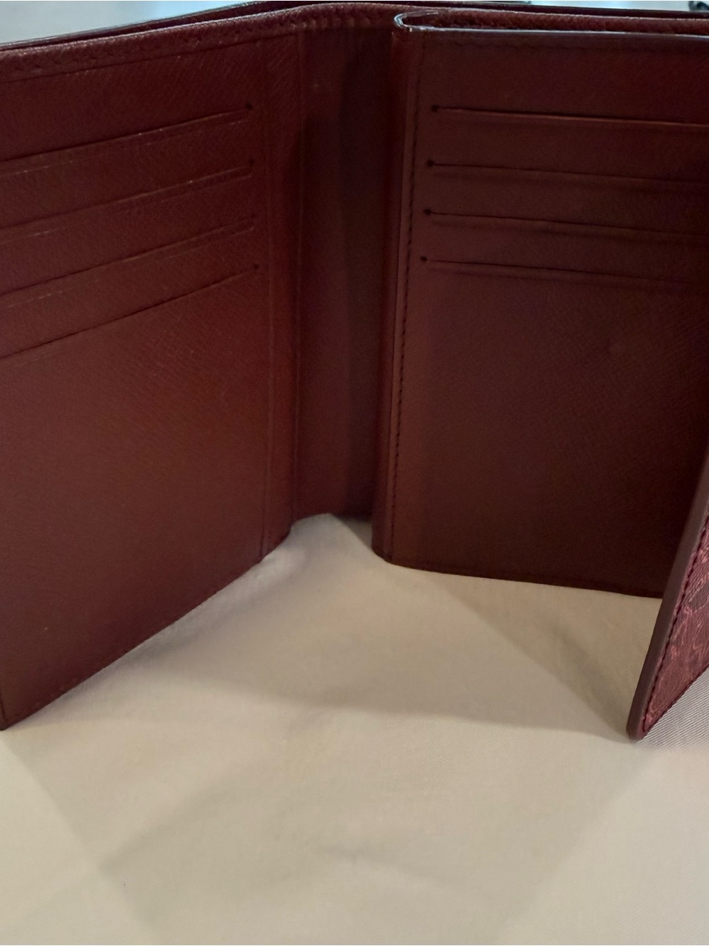 Celine Red Horse-Print Clasp Wallet - Picture 7 of 7